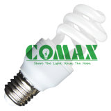 Half Spiral T3 7W~18W Compact Fluorescent Lamp Energy Saving Light