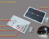 5W Integrated Solar Gardenstreet Light with Polymer Gel Battery