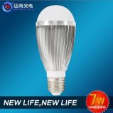 7W LED Bulb Light Energy Saving High Bright Alumium