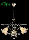 Modern Flower Crystal Chandelier with Glass LED (D-9480/5)