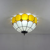 Popular Style Hot Sell Tiffany Ceiling Lamp with Europe Style for Hotel (XC12005)