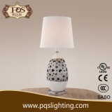 White Shade Modern Plating Decorative Ceramic Table Lamp