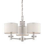 Iron Chandelier Ceiling Lamp with Fabric Shade (106083)