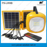 2W Solar Charging LED Light with USB Solar Phone Charger