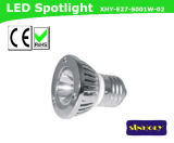 LED Spotlight E27/MR16/GU10 1W (XHY-E27-S001W-02)