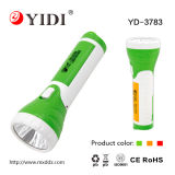 1W Rechargeable LED Torch Flashlight with 8PCS Side Light