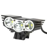 Professional CREE Xmlt6 3600lm Super-Bright LED Bicycle Light with Waterproof