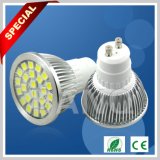 24 PCS 5050 SMD GU10 Base LED Spotlight Lamp (Metal Shell)