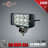 6 Inch 24W Square LED Car Work Driving Light (SM-6024-SXA)