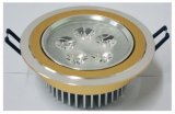 5W High Power Silver Drawing Gold Nature White LED Ceiling Light