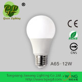 12W A65 E27 LED LED Light Bulb with CE RoHS