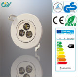 Plastic 3000k 3W LED Ceiling Light with CE RoHS