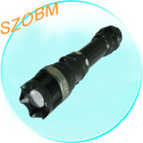 CREE Q3 Rechargeable Portable Waterproof Tactical LED Focus Flashlight
