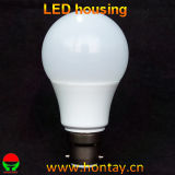 A60/A19 LED Plastic Housing for 9 Watt