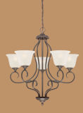 Hot Sale Chandelier with Glass Shade (1525RBZ)