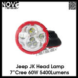 60W LED Driving Light 7 Inch with RoHS, IP69k, CE Work Light