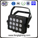 Outdoor Using 12*15W 6in1 Waterproof PAR Light, RGBWA UV Waterproof PAR Light IP65 Battery Power and Wireless DMX and IR Remote Control IP65 PAR LED
