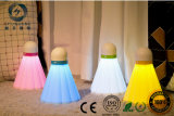 Portable Mini - LED Night Light Pink Badminton Lamp