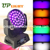 Rgbwap (UV) 6in1 Zoom 3618 LED Moving Head Light