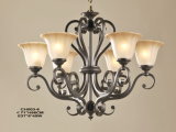 6 Lights Antique Brass Classical Chandelier Lamp Cm003-6L