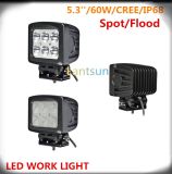 60W Squar LED Work Light for Jeep Offroad 4X4 Truck SUV