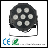 Guangzhou Stage Light 4in1 7X10W RGBW LED Flat PAR Wash Light