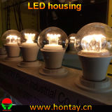 A60 LED Bulb Lamp Housing with Heat Sink