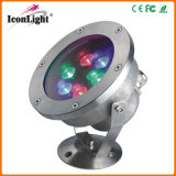 6PCS 3watt DMX 512 RGB IP68 LED Underwater Light (ICON-C006-6)