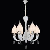 6 Lights Modern Resin Chandelier Lamp for Home or Hotel