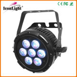 7PCS*10W 4in1 RGBW LED PAR Outdoor Lighting IP65 (ICON-A068)