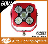 Red 50W Square LED Working Light Auto LED Work Light