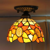 Hotel Project Hot Sell Tiffany Ceiling Lamp with Europe Style Factory (XC08009)