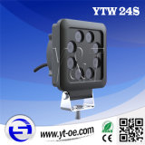 OEM Products! 24W Waterproof IP67 Auto 12V/24V LED Driving Light, LED Work Light/off Road Light