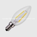 E14/E27 Dimmable C35 2W Filament LED Bulb Light