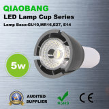 5W LED Bulb Lamp Cup GU10/E27/MR16 (QB-N002-5W)