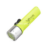 CREE LED Magnetic Switch Waterproof Diving Flashlight (MK-6201)