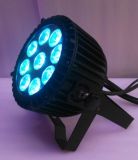 Waterproof 9 Pieces 12W RGBWA 5-in-1 LED PAR Outdoor Light