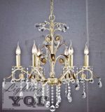 Iron Chandelier/ (YQF2180D70GD) /Crystal Chandelier