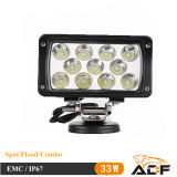 CREE 33W IP67 Square LED Work Light for Jeep SUV