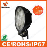 Brightness! Lml-0118 18W Round LED Light 4.5 Inch 60 Degree Flood Beam Truck Light for 4X4 Work Lgiht LED