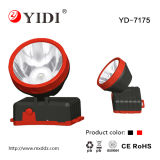 New Light-Weight Plastic LED Head Torch with Rechargeable Battery
