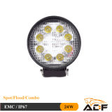 CREE Offroad White Color 24W LED Work Light for Truck