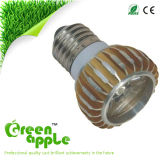Indoor E27 1W LED Cup Light Good Heat Dissipation