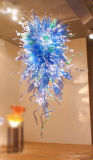 Blue Hand Blown Glass Chandelier for Home Decoration (YK-D18)