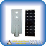 60W Solar Toughened Glass Lampshape All in One LED Street Light
