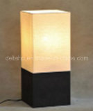 Wooden Decorative Table Lamps with Square Linen Shade (C5007309C3)