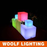 Illuminated LED Outdoor Mood Light Cube