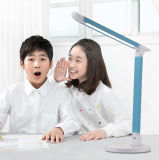 Modern 6W Silver/Golden/Blue LED Table Lamp for Reading