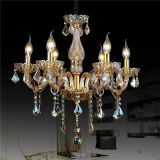 Gorgeous Gold Decorative Modern European Crystal Candle Chandelier