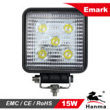 Emark Approval LED Work Light, 15W LED Work Lamp, Heavy Duty LED Lamp, Mining Light, Industry Light (HML-0215)